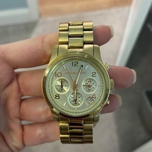 Gold Michael Kors watch